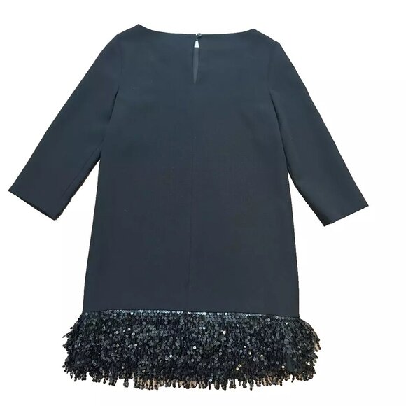 kate spade Black Mini Dress with Sequin Hem - Picture 4 of 6